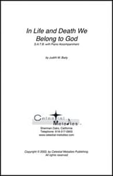 In Life and Death We Belong to God SATB choral sheet music cover